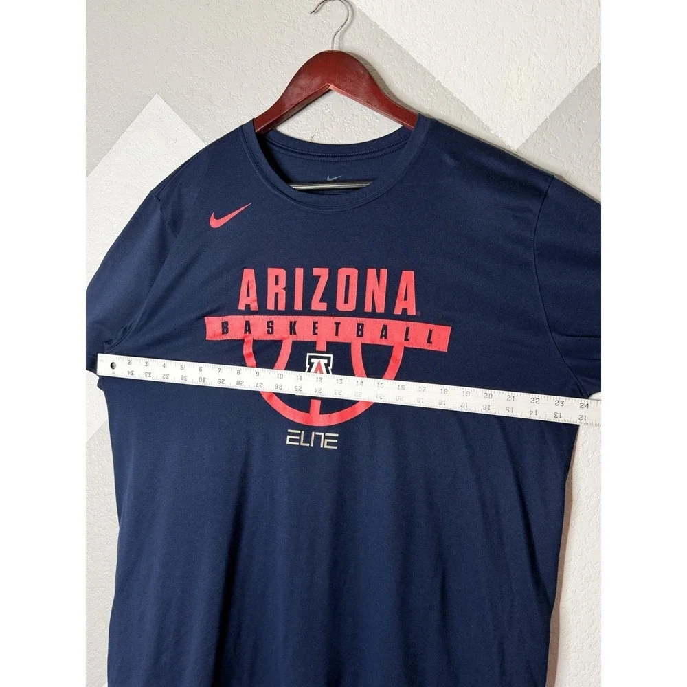 Nike Dri-FIT Arizona Wildcats Basketball Elite Athletic T-Shirt Men's XL Navy